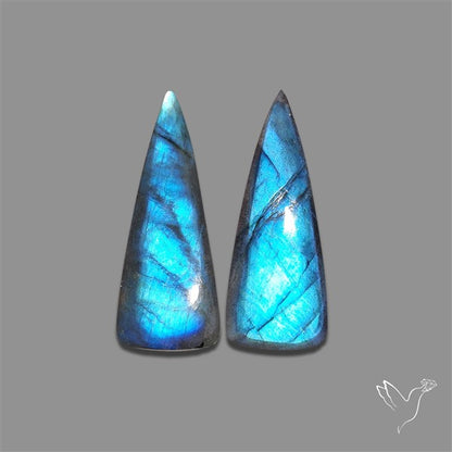 Blue Labradorite Pair