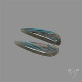 Blue Labradorite Pair