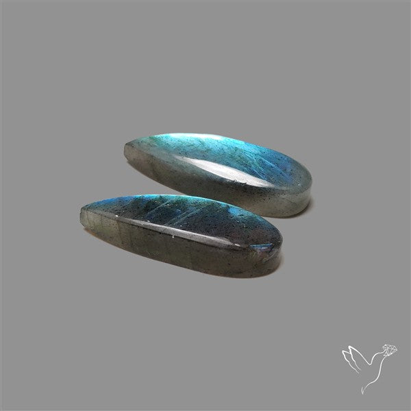 Blue Labradorite Pair