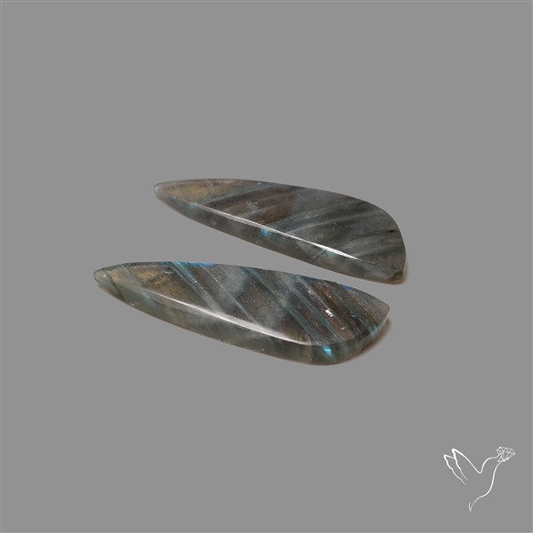 Blue Labradorite Pair