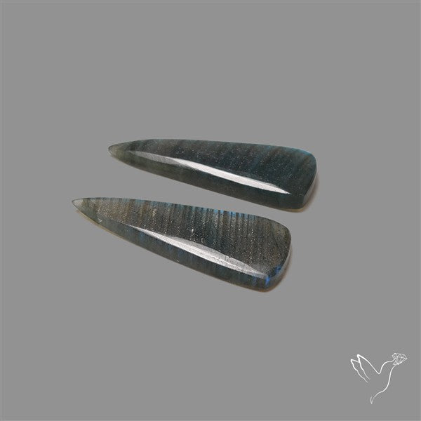Blue Labradorite Pair
