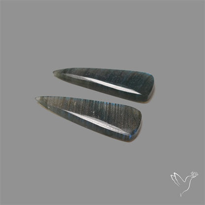 Blue Labradorite Pair
