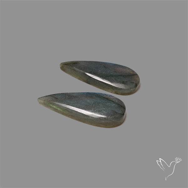 Blue Labradorite Pair