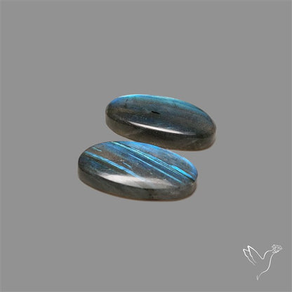 Blue Labradorite Pair