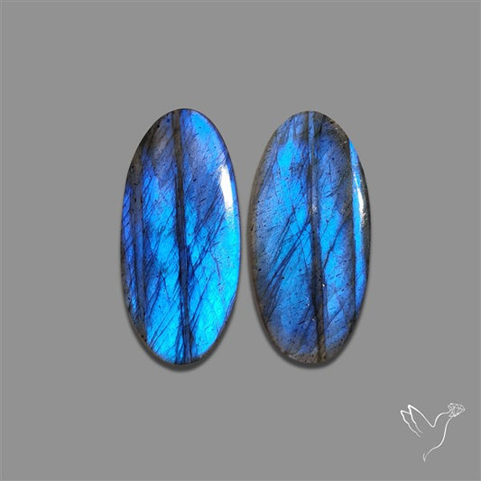 Blue Labradorite Pair