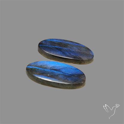 Blue Labradorite Pair