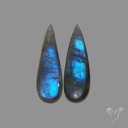 Blue Labradorite Pair
