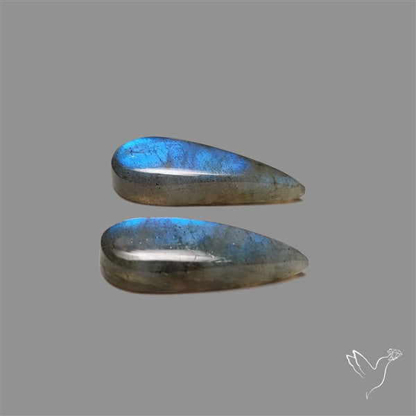 Blue Labradorite Pair