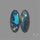 Blue Spectrolite Pair