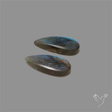 Blue Labradorite Pair