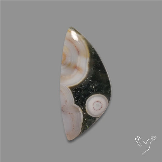 Orbicular Ocean Jasper Cabochon