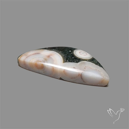 Orbicular Ocean Jasper Cabochon