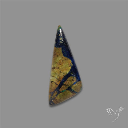 Morenci Azurite in Cuprite Cabochon