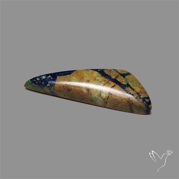 Morenci Azurite in Cuprite Cabochon