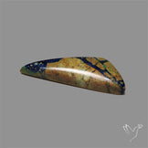 Morenci Azurite in Cuprite Cabochon