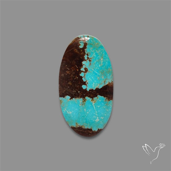 Number 8 Mines Turquoise Cabochon