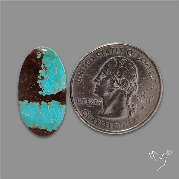 Number 8 Mines Turquoise Cabochon