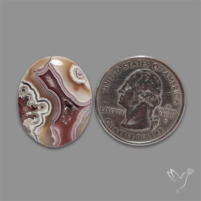 Laguna Lace Agate Cabochon