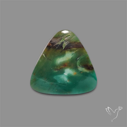 Larsonite Gary Green Jasper Cabochon