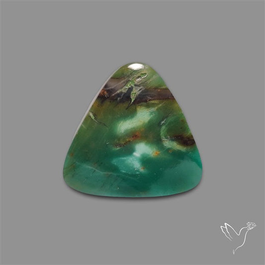 Larsonite Gary Green Jasper Cabochon