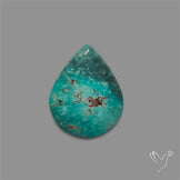 White Water Turquoise Cabochon