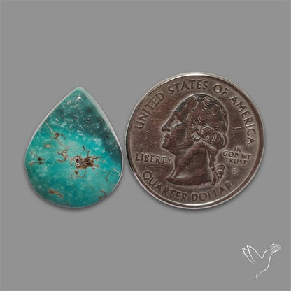 White Water Turquoise Cabochon