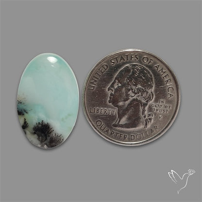 Peruvian Blue Opal Cabochon