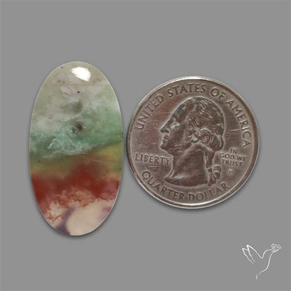 Aqua Chrysoprase Cabochon