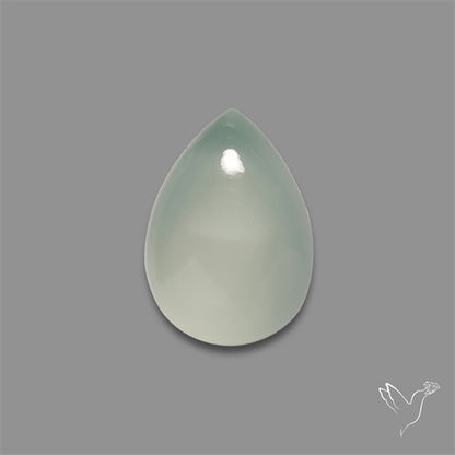 Aqua Chalcedony Cabochon