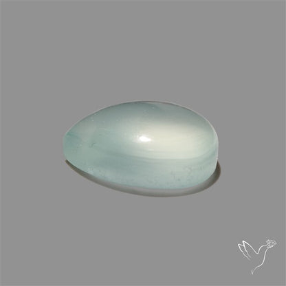 Aqua Chalcedony Cabochon