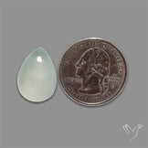 Aqua Chalcedony Cabochon