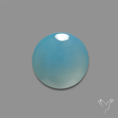 Aqua Chalcedony Cabochon