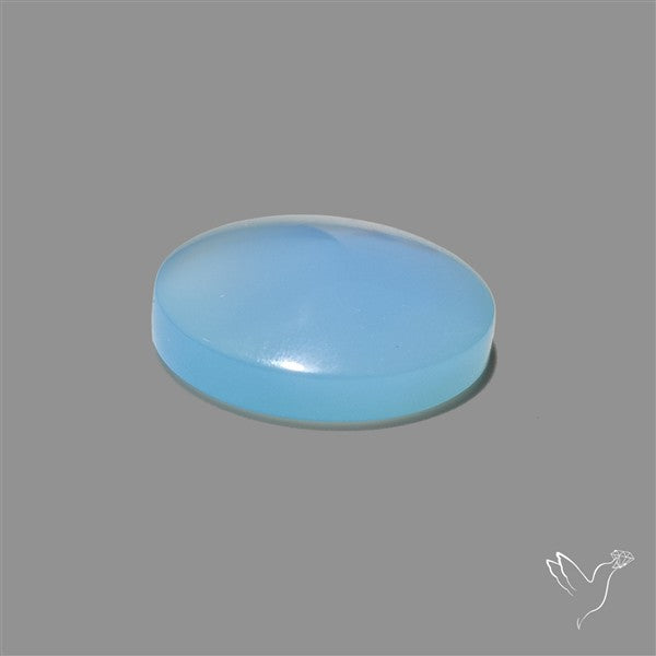 Aqua Chalcedony Cabochon