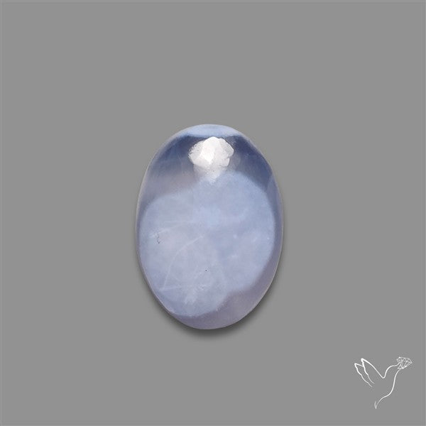 Blue Lace Agate Heart Cabochon