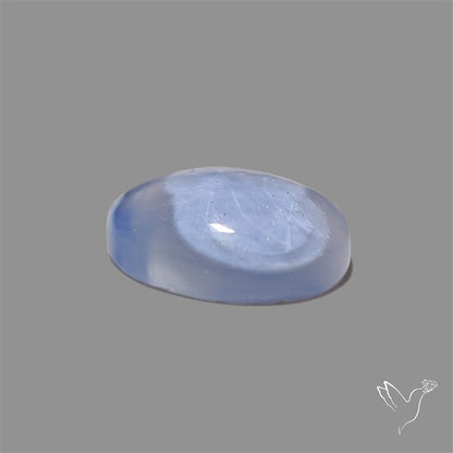 Blue Lace Agate Heart Cabochon