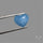 Small Aquamarine Heart Cabochon