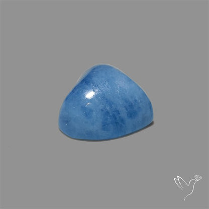 Small Aquamarine Heart Cabochon
