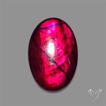 Purple Labradorite Treated Cabochon
