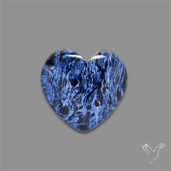 Pietersite Heart Cabochon Treated