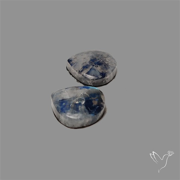 Rainbow Moonstone Pair