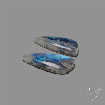 Rainbow Moonstone Pair