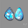 Rainbow Moonstone Pair