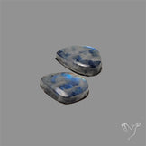 Rainbow Moonstone Pair