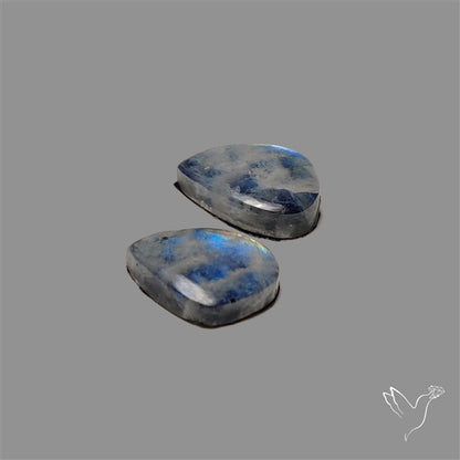 Rainbow Moonstone Pair