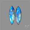 Rainbow Moonstone Pair