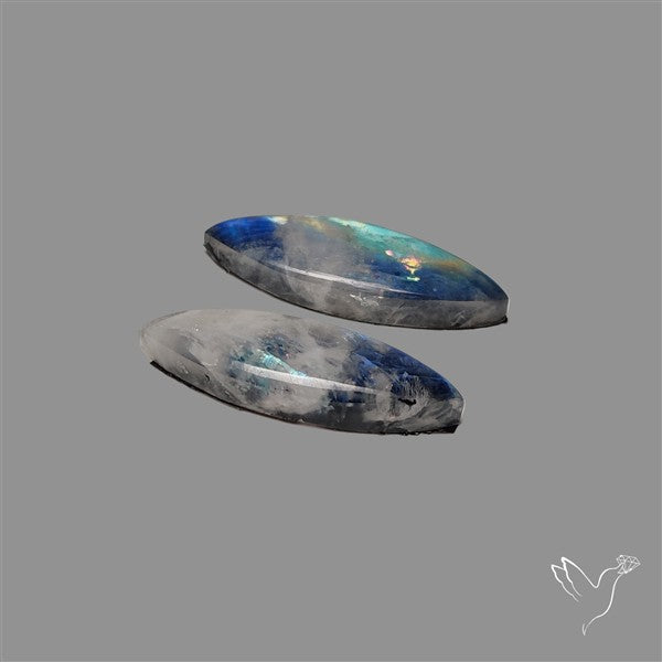 Rainbow Moonstone Pair