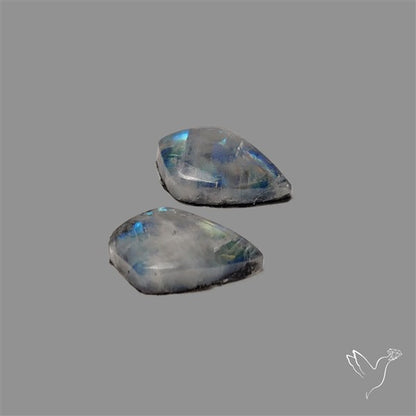 Rainbow Moonstone Pair