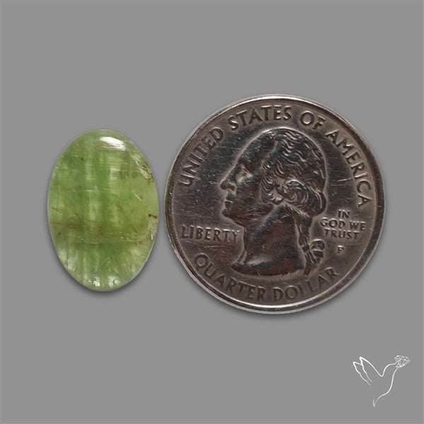 Mint Green Kyanite Cabochon