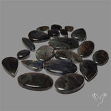 100 Grams Spectrolite Multi Color Cabochons Bulk Lot