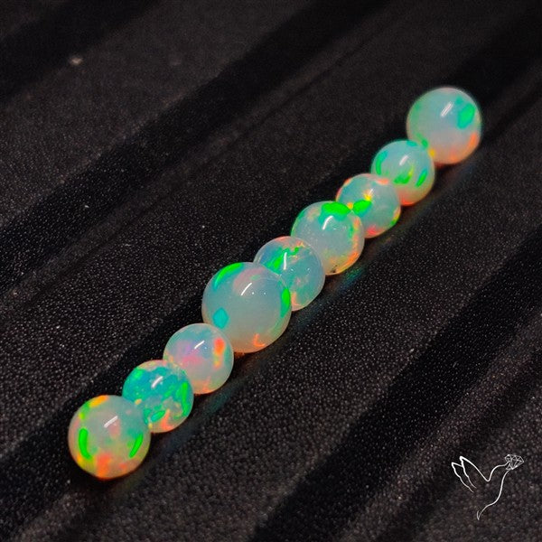 Ethiopian Welo Opal Beads Lot (Tiny Spheres Not drilled)